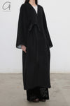 Mutedance 24 Autumn and Winter Drawstring Wool Long Coat Series MD-MD24FW57-DARK MD24FW56 MD24FW57